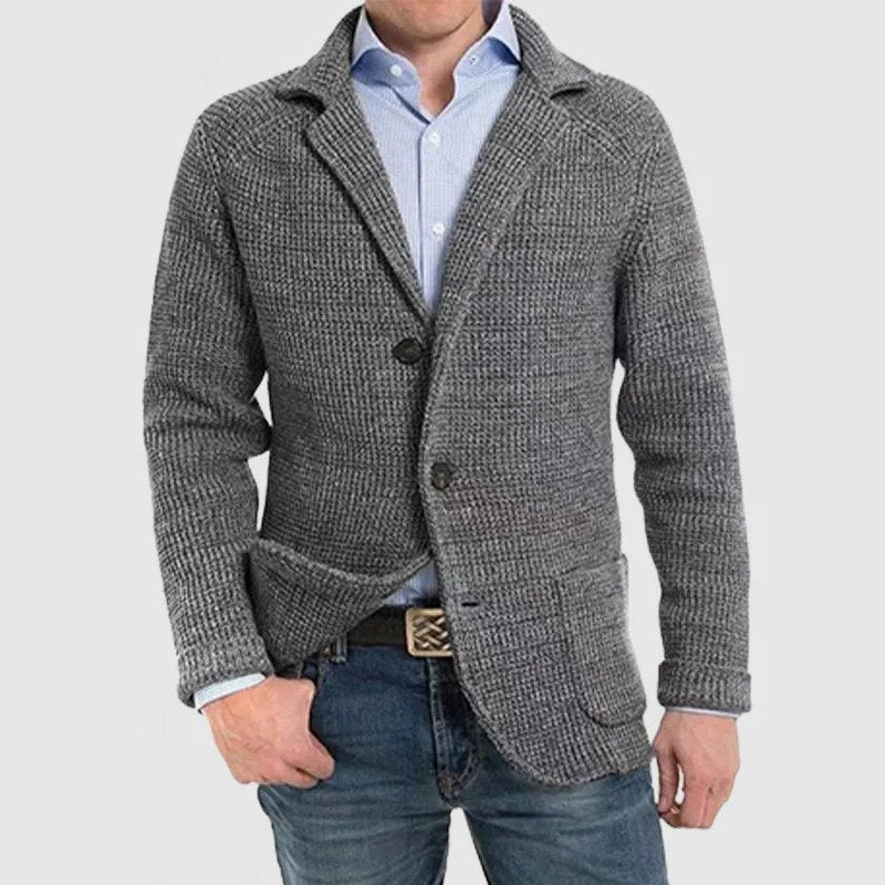 Lois - Elegante Herrenjacke mit langen Ärmeln und Pattentaschen