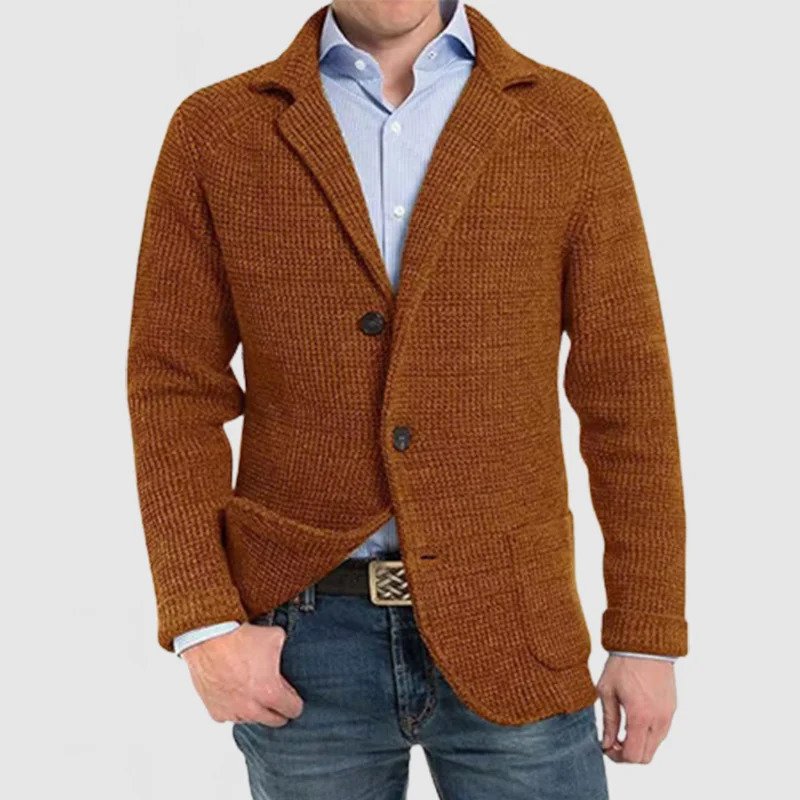 Lois - Elegante Herrenjacke mit langen Ärmeln und Pattentaschen