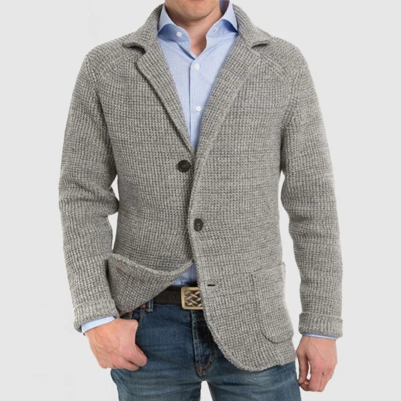 Lois - Elegante Herrenjacke mit langen Ärmeln und Pattentaschen