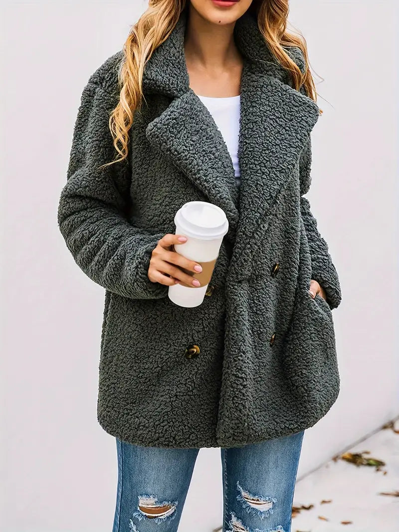 René | Luxuriöse Teddyjacke für die kalte Jahreszeit