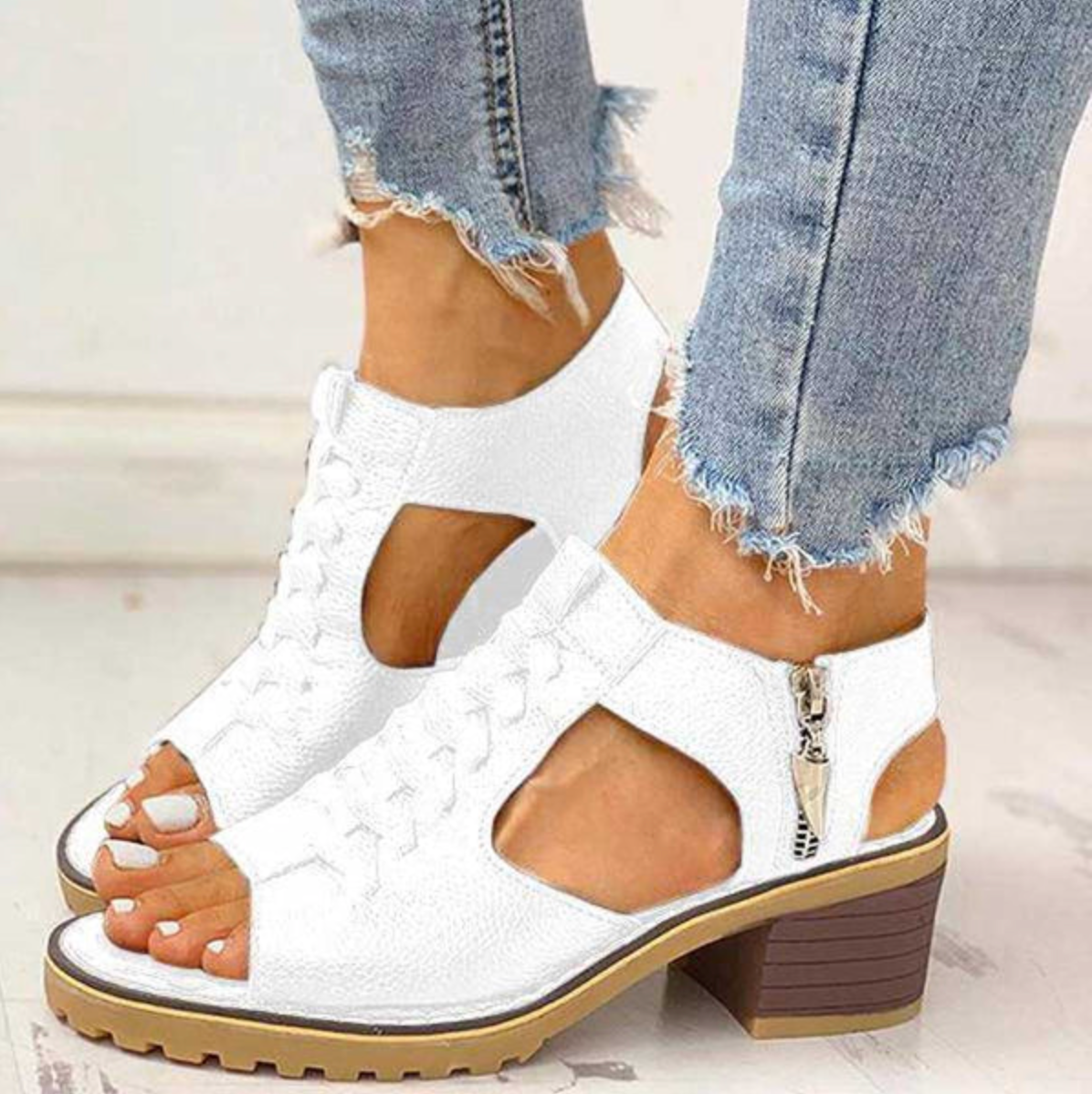 Mühelose Eleganz - Hochhackige Sandalen - Evalina