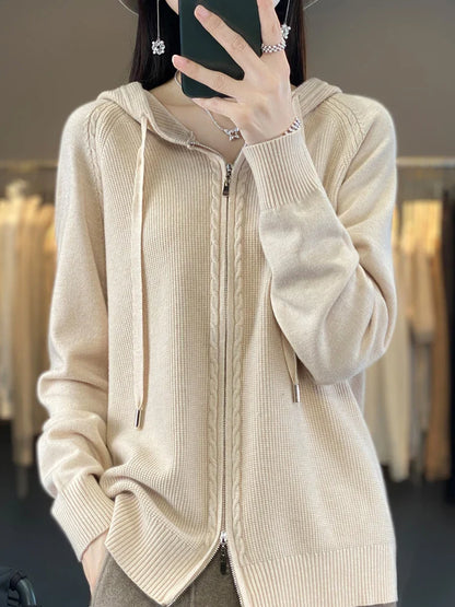 Chay | Luxuriöser Kapuzen-Cardigan