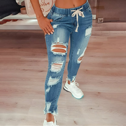 Florinda | Vintage Distressed High-Waist Jeans