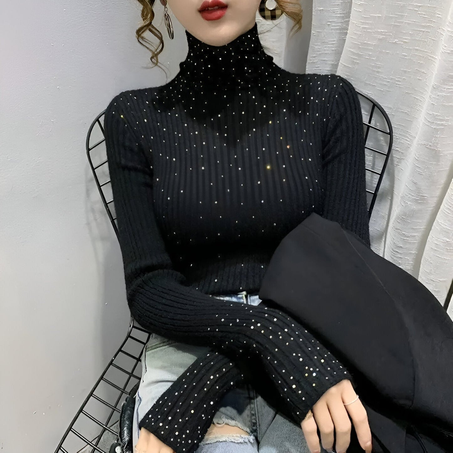 Eulalia | Polo-Shirt mit Diamantverzierung