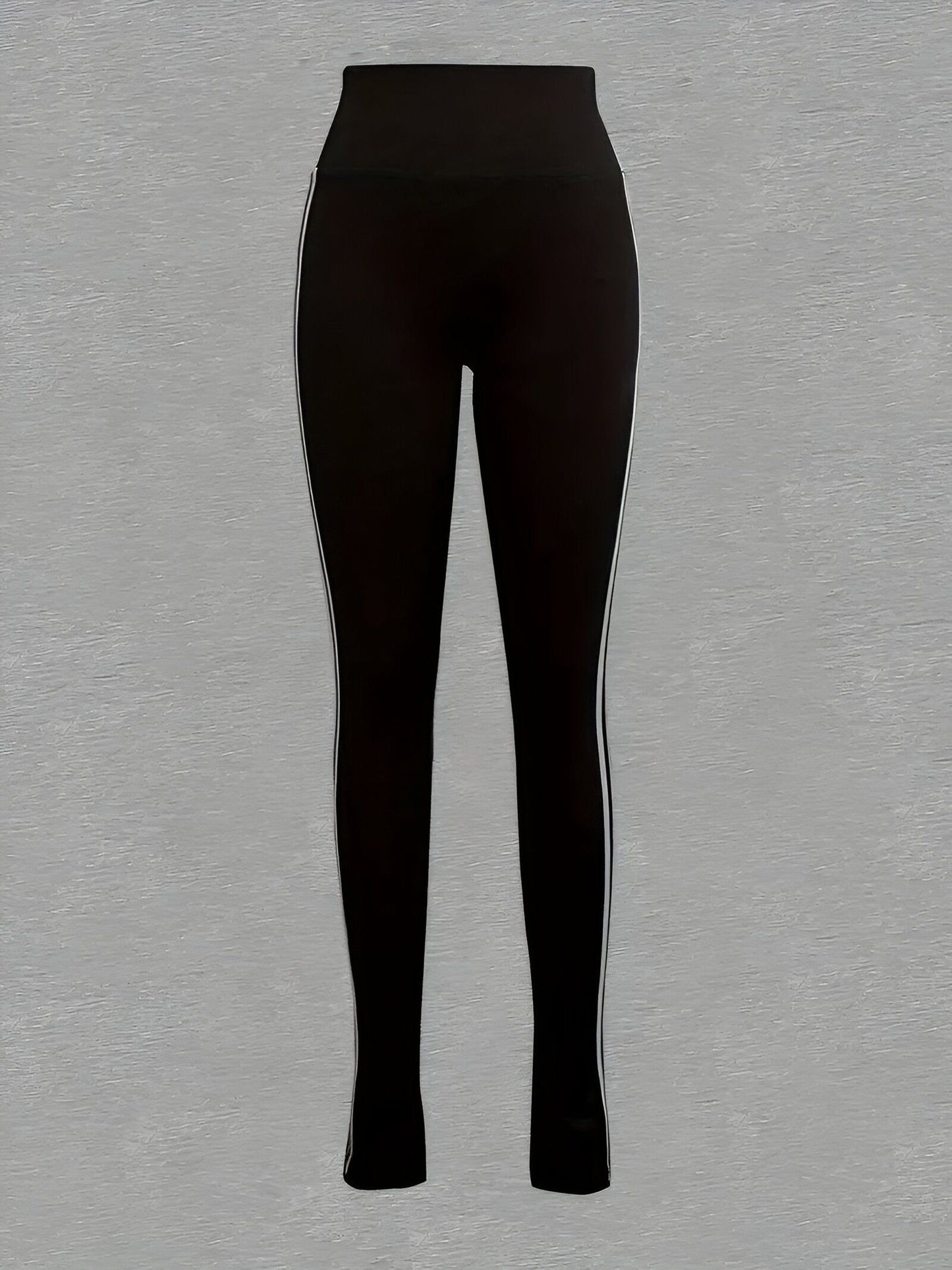 Delfine | Gestreifte Skinny High-Waisted Leggings für mühelosen Alltagsstil