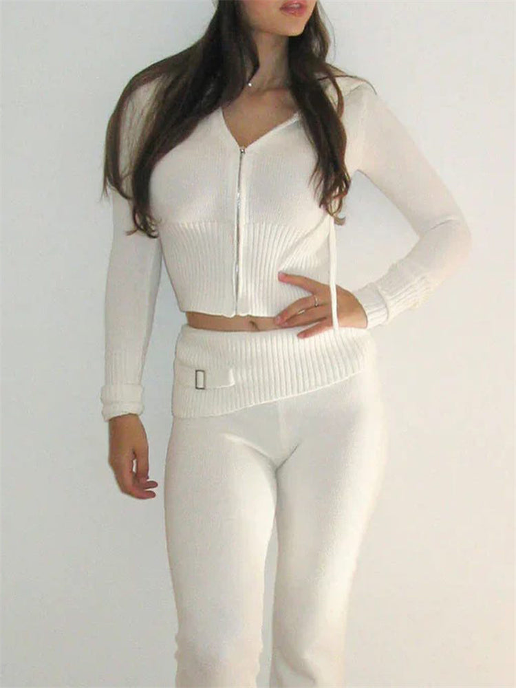 Anaïs | Bequemer Strick 2-teiliges Tracksuit