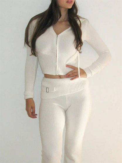Anaïs | Bequemer Strick 2-teiliges Tracksuit