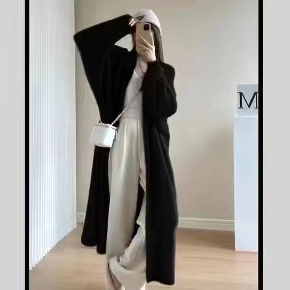 Evin | Weißer Langer Cardigan