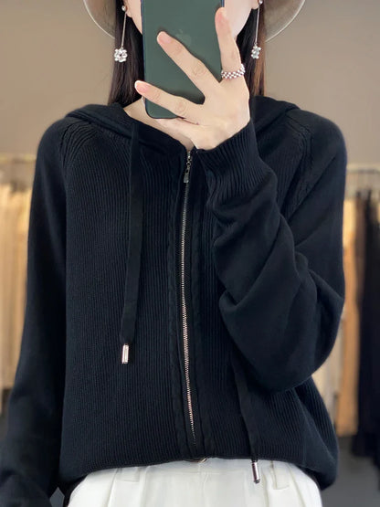 Chay | Luxuriöser Kapuzen-Cardigan