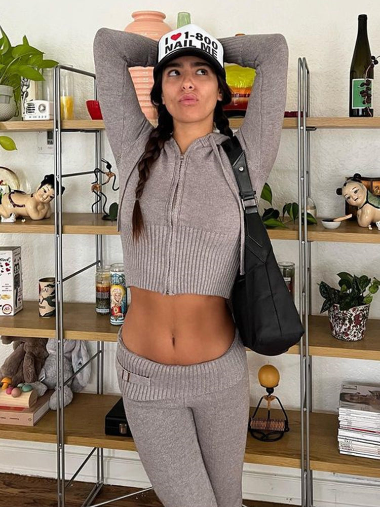Anaïs | Bequemer Strick 2-teiliges Tracksuit