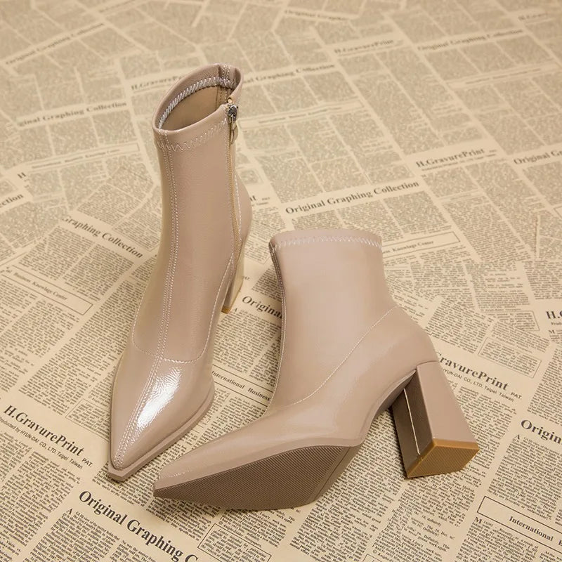 Addy | Damen-Stiefeletten mit hohem Absatz