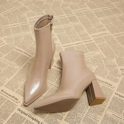 Addy | Damen-Stiefeletten mit hohem Absatz