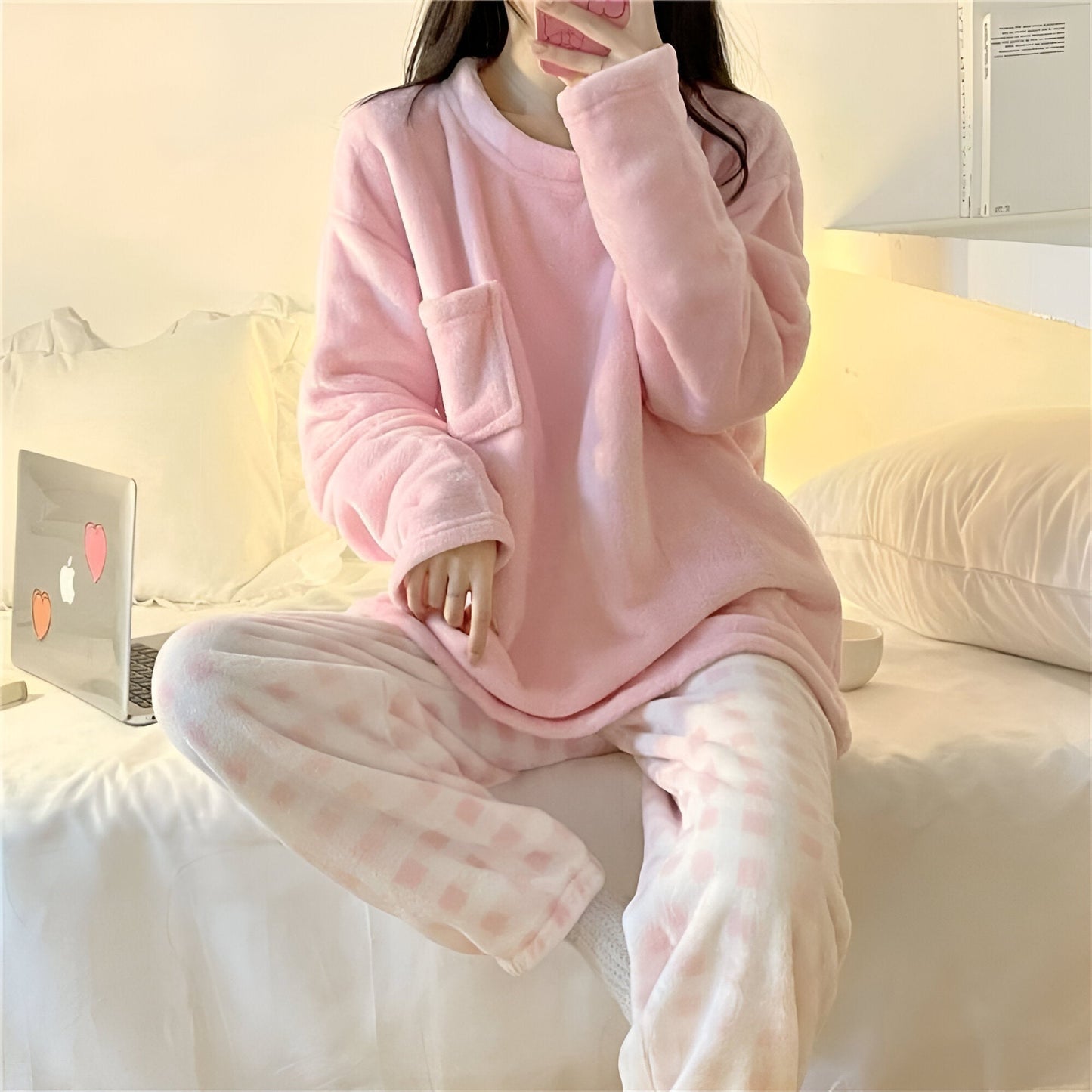 Jana | Kuscheliges Fleece-Pyjama-Set