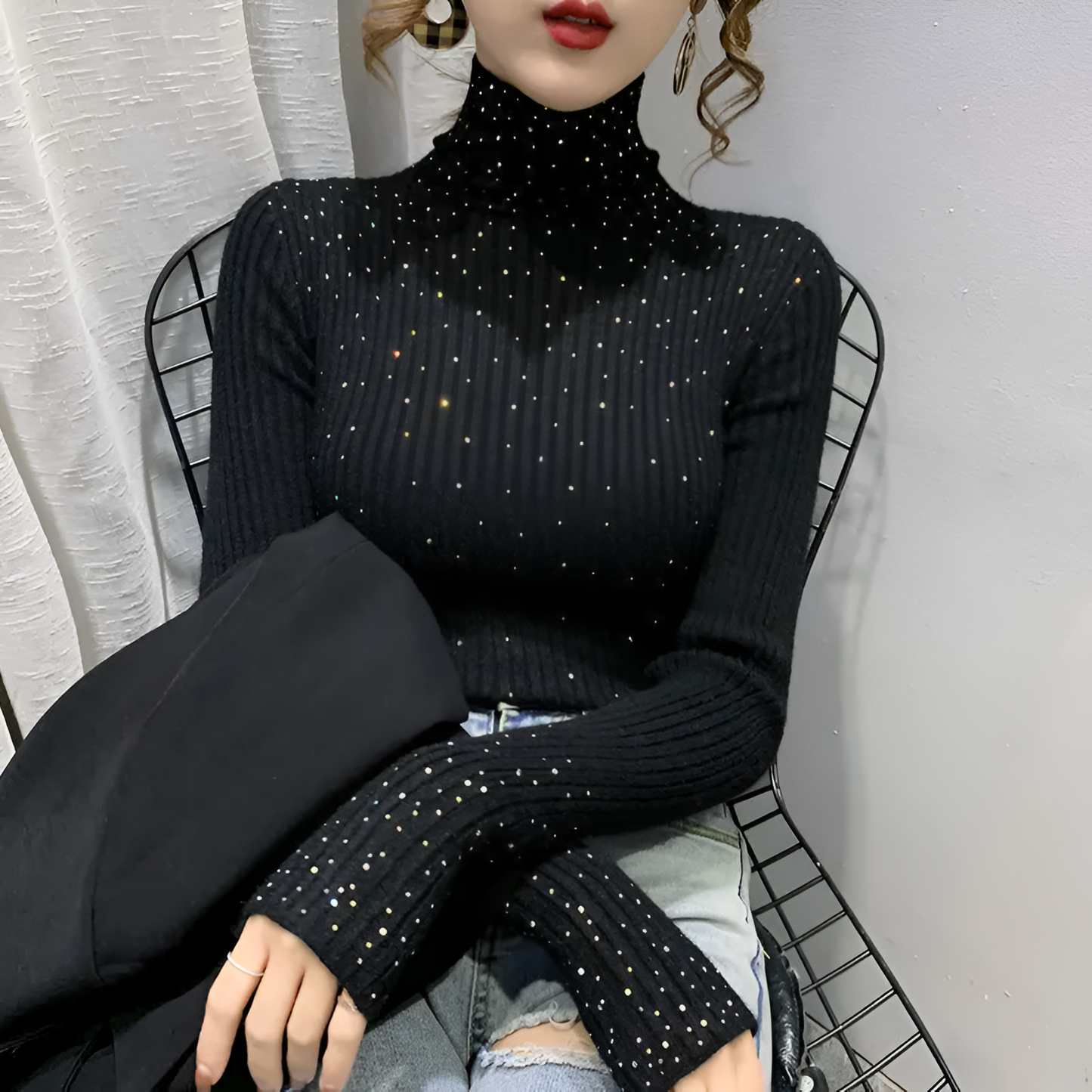 Eulalia | Polo-Shirt mit Diamantverzierung