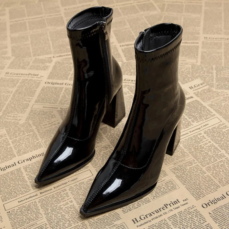 Addy | Damen-Stiefeletten mit hohem Absatz