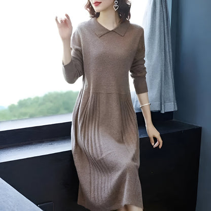 Rebekka | Mühelose Eleganz in einem gestrickten Maxikleid