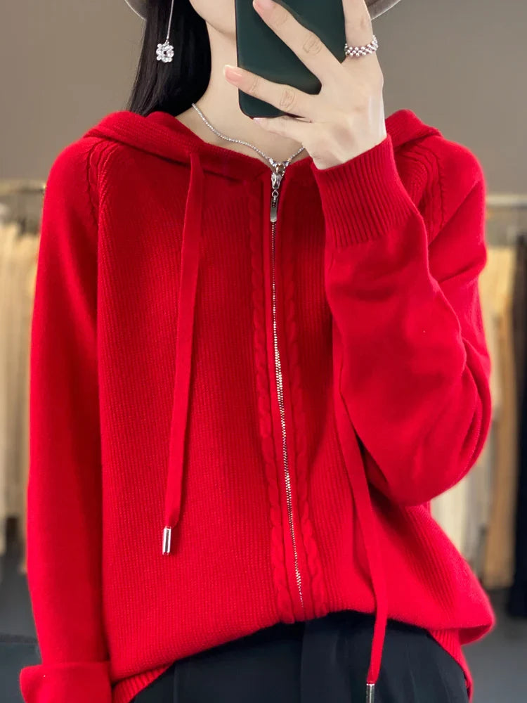 Chay | Luxuriöser Kapuzen-Cardigan