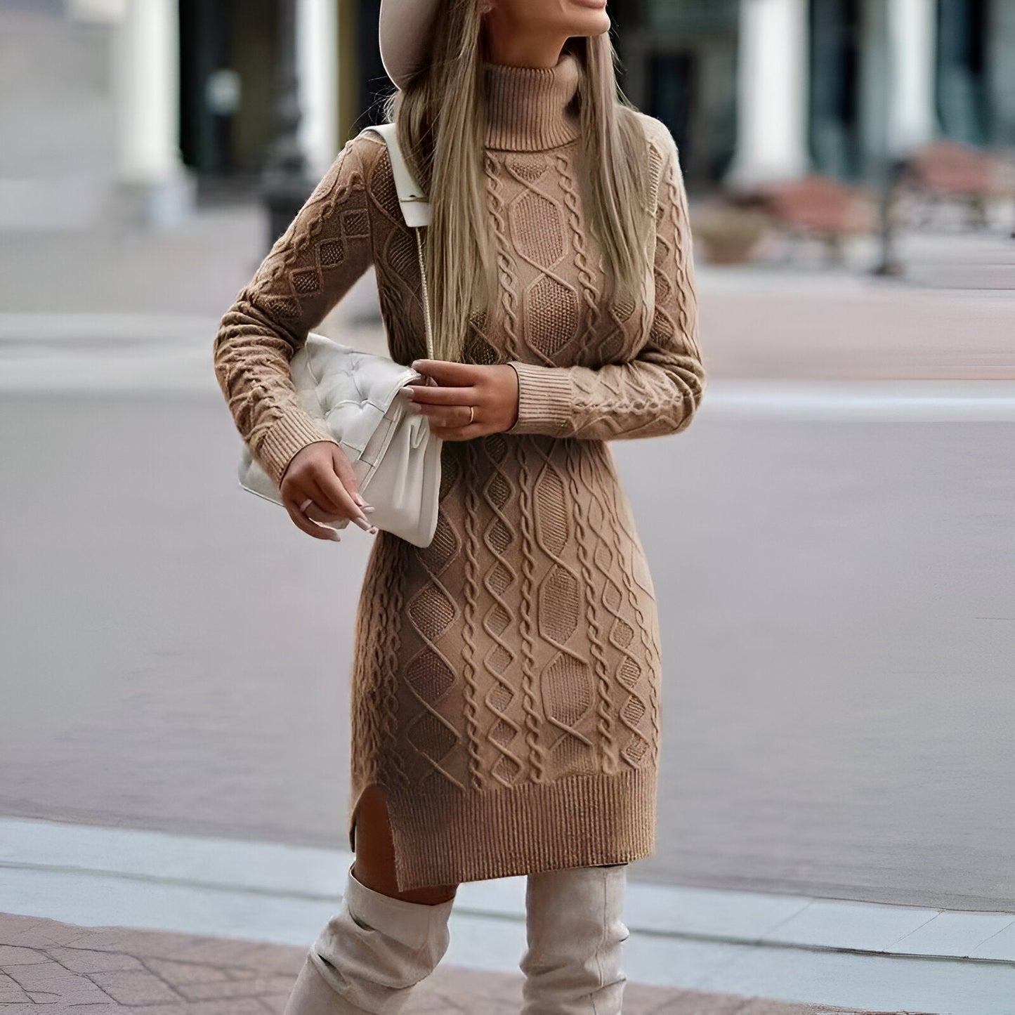 Rebekka | Elegantes Strickkleid