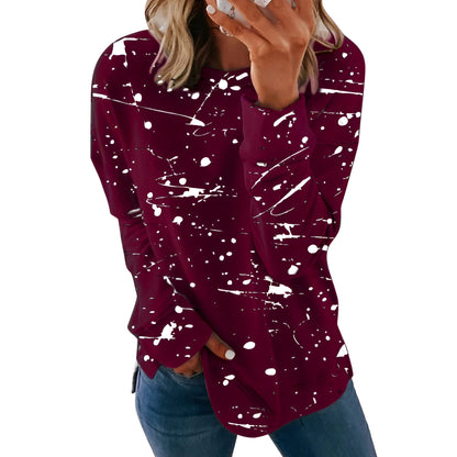 Edwina | Vibrantes Tie-Dye Langarm-Top (Saison 1)