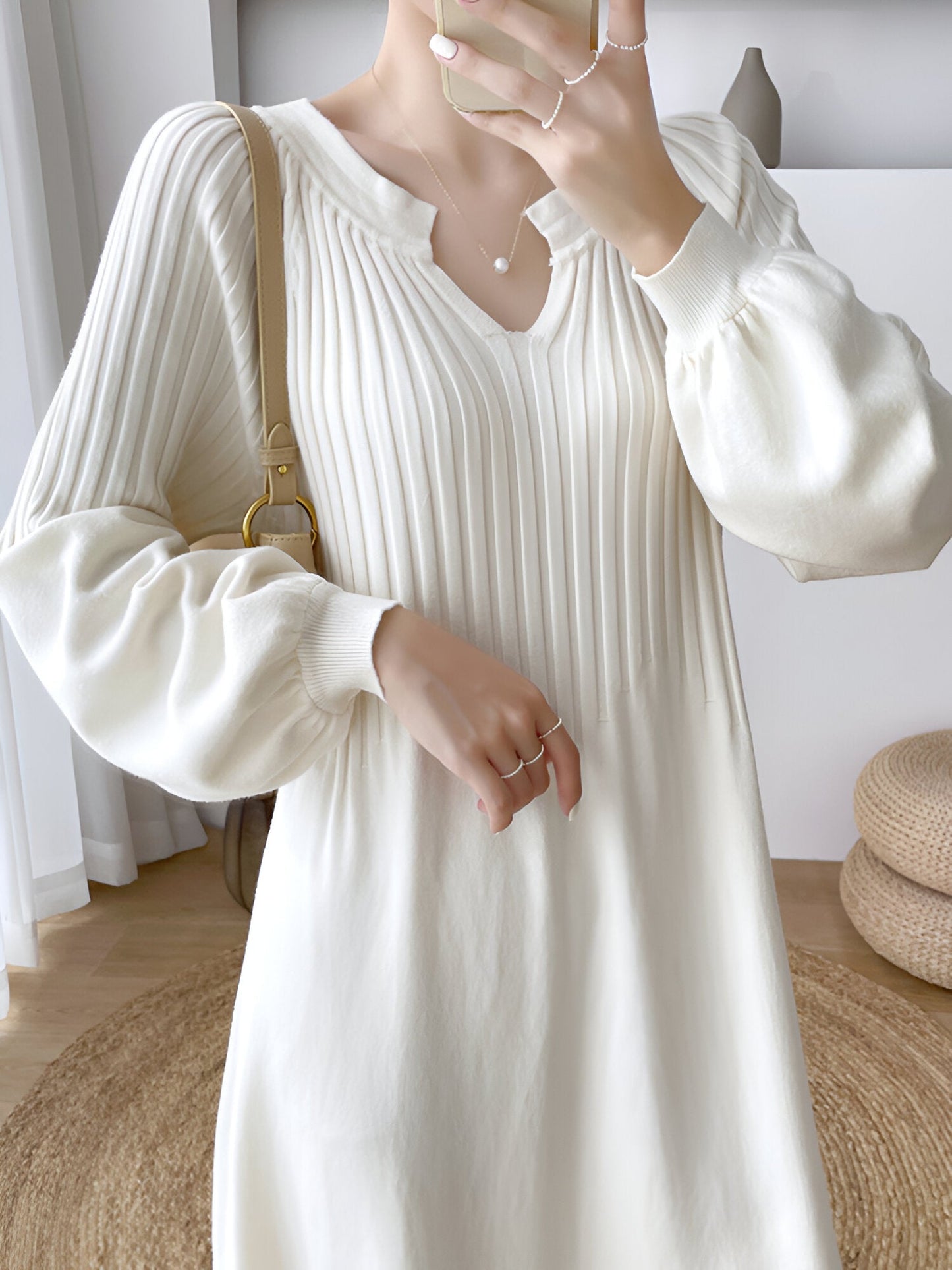 Gaetana | Bequemes & Stilvolles Plus-Size Strickkleid