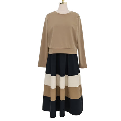 Orla | Bequemer Chic: Koreanisch inspiriertes Herbstkleid