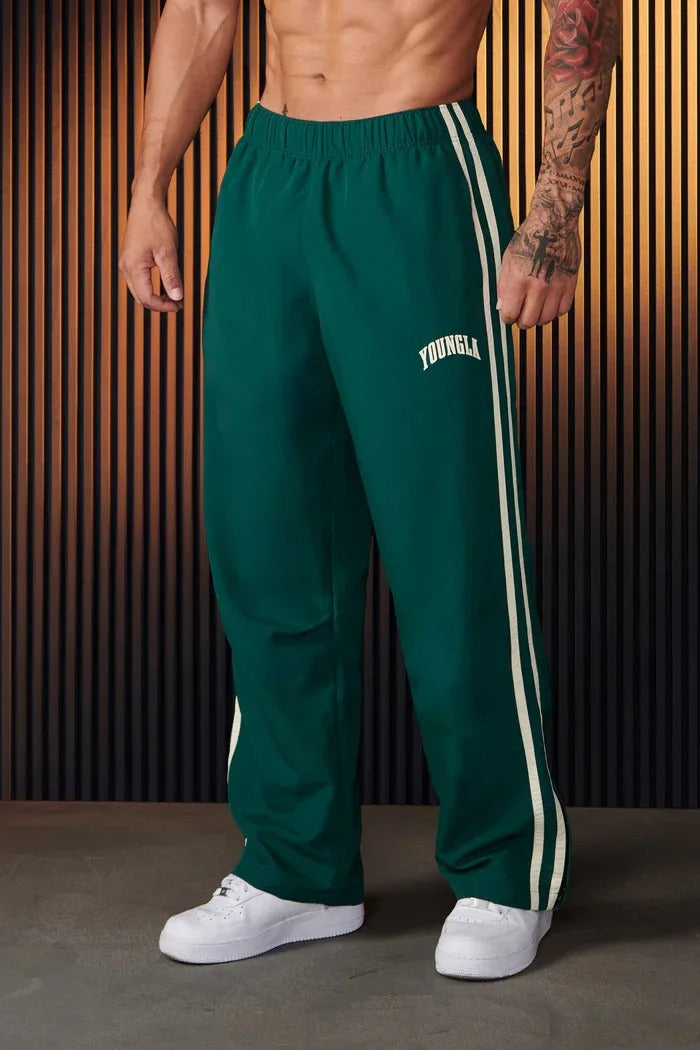Bryan - Herren Sporthose mit Doppelstreifen-Print