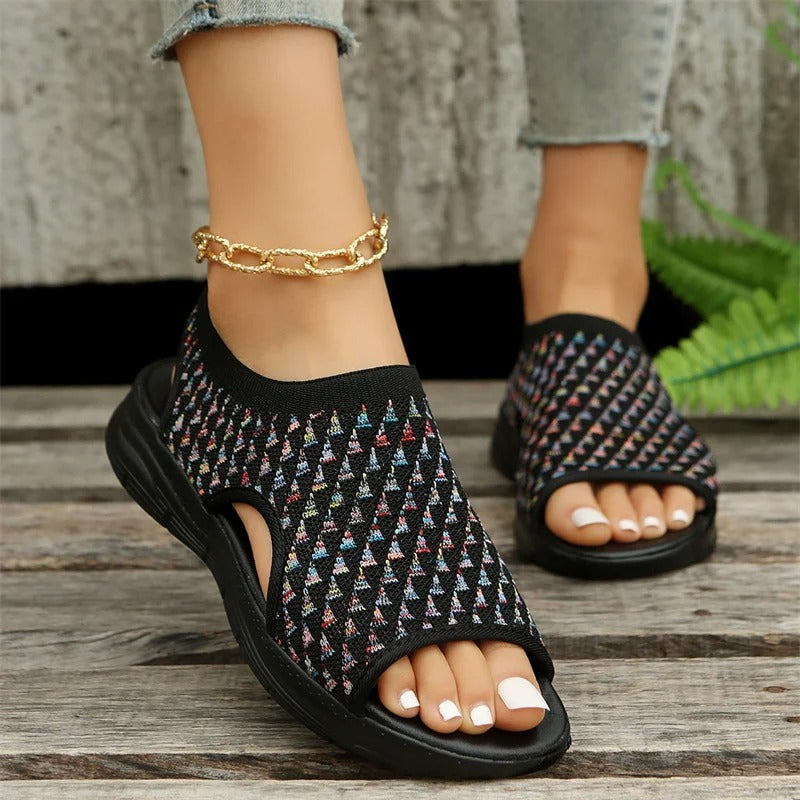 Lauren - Lässige Sandalen mit offener Spitze