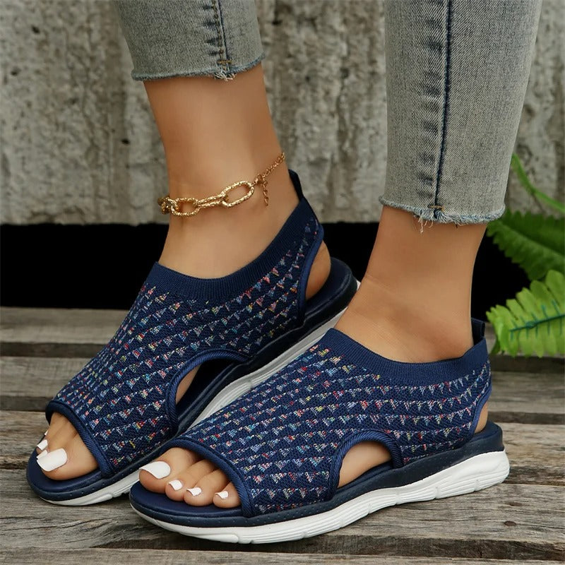 Lauren - Lässige Sandalen mit offener Spitze