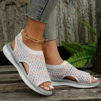 Lauren - Lässige Sandalen mit offener Spitze