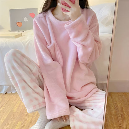 Jana | Kuscheliges Fleece-Pyjama-Set