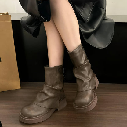 Elisheva | Stylische Western Cowgirl Boots mit Chunky Absatz