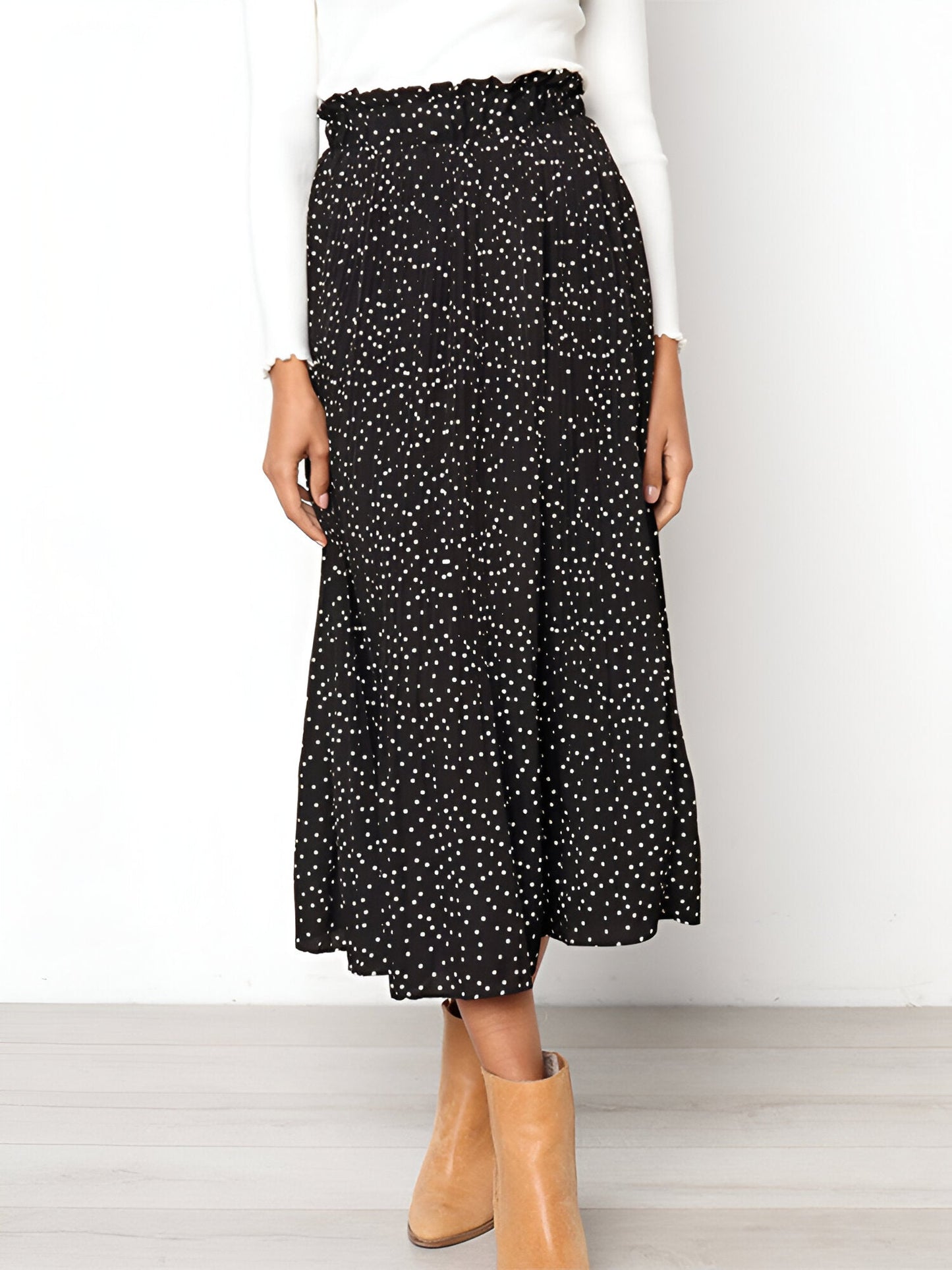 Rafaela |Print Plissee-Midirock für Frauen