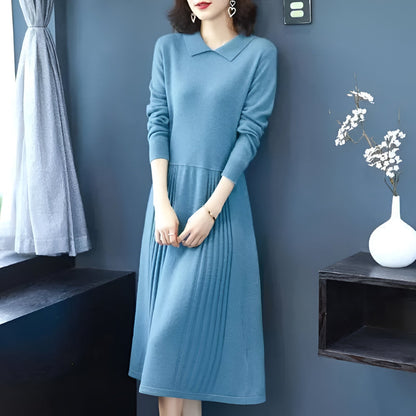 Rebekka | Mühelose Eleganz in einem gestrickten Maxikleid
