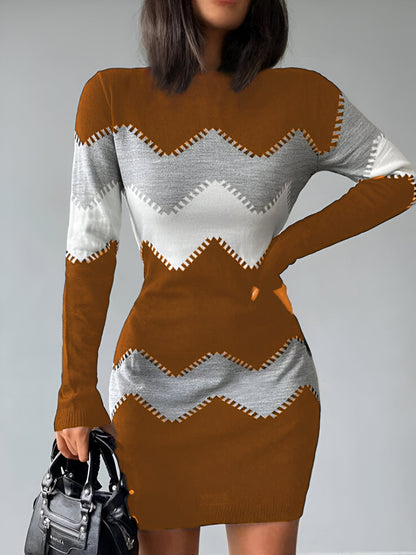 Amal | Elegantes Strick-Bodycon Mini-Kleid
