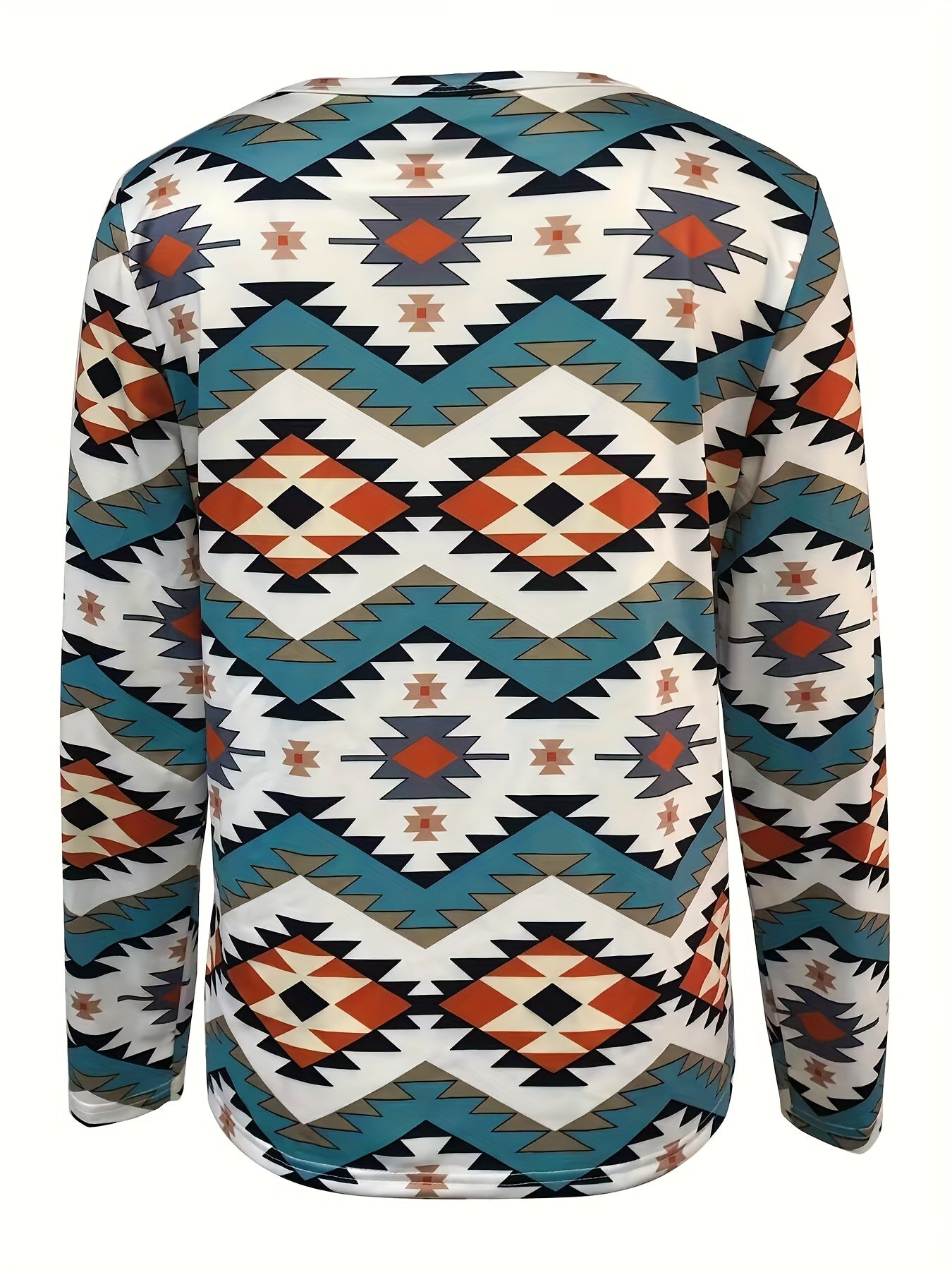 Lavinia | Stylishes Langarmshirt mit Geometrischem Print